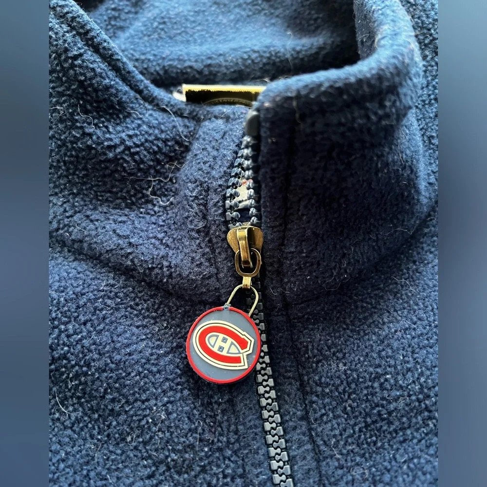Vintage Montreal canadiens 100% polyester fleece vest - Picture 7 of 13